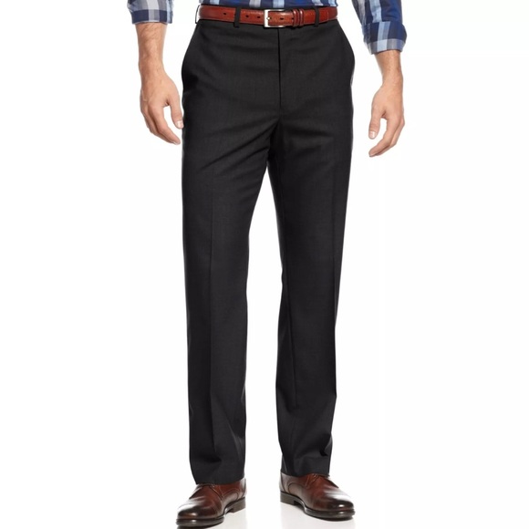 Michael Kors Other - NWT Michael Kors Matisse Black Solid Flat Front Dress Pants